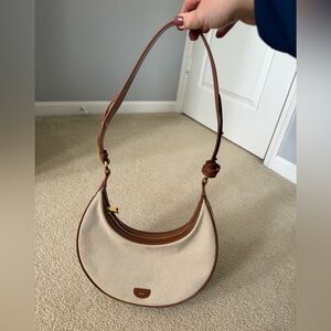 JW Pei Carly Canvas Saddle Bag